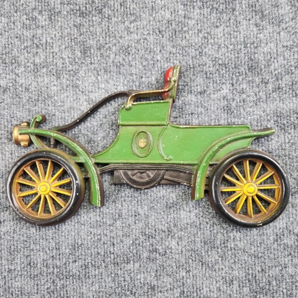 Set of 3 Vintage Cast Iron Automobile‎ Hanging Wall Decorations Sexton READ - Picture 3 of 11